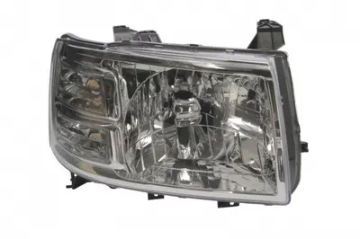 Far Dreapta (H4, manual, fara motoras, culoare insert: cromat, culoare semnalizator: galben) potrivit FORD RANGER 01.06