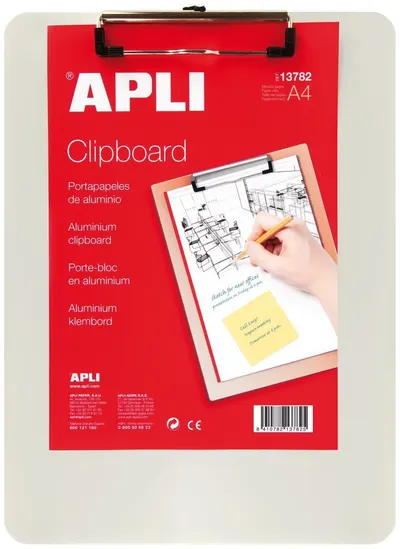Clipboard APLI – A4, din metal