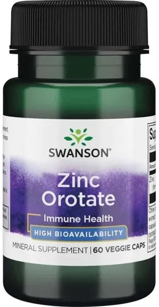 Zinc Orotate, 10 mg, 60 capsule, Swanson