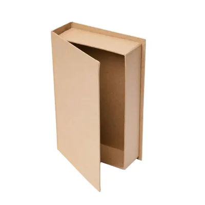 Cutie din carton pentru decorare în formă de carte, 17 x 11 cm