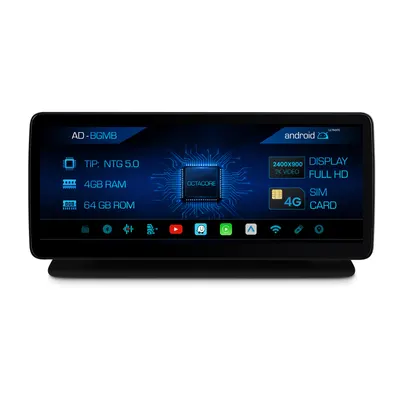 Navigatie Mercedes Benz CLS W218 (2014-2017), NTG 5.0, Android, MB-Octacore, 4GB RAM + 64GB ROM, 12.3 Inch - AD-BGMB1200450+AD-BGRKITMB012