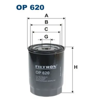 Filtru ulei FILTRON OP 620