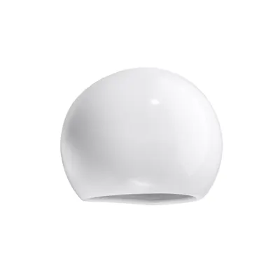 Varnished Aplica GLOBE alb gloss
