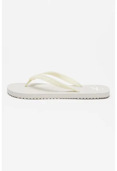 Papuci flip-flop cu logo - Verde pal