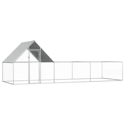 Gossi cotet pentru pasari, 6 x 2 x 2 m, otel galvanizat