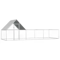 Gossi cotet pentru pasari, 6 x 2 x 2 m, otel galvanizat