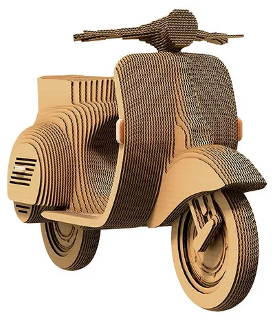Puzzle 3D Cartonic din75 piese - Scuter