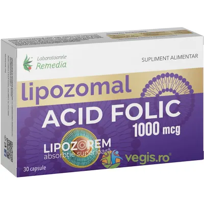 Acid Folic Lipozomal 1000mcg 30cps