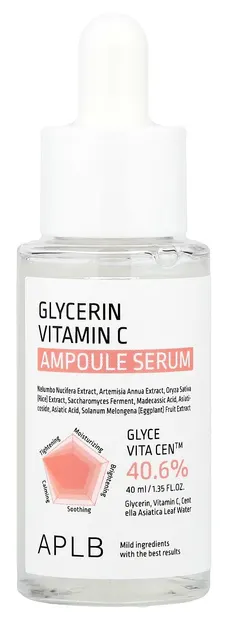 APLB Cremă de față iluminatoare Glycerin Vitamin C, 40 ml