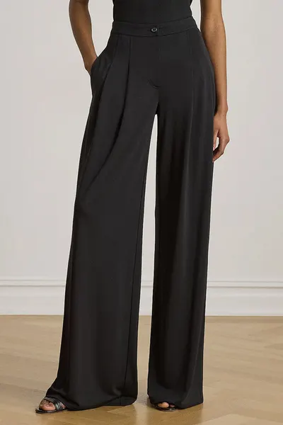 Lauren Ralph Lauren pantaloni wide leg pentru femei