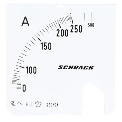 Scala 72*72mm, 250/500/5A, AC