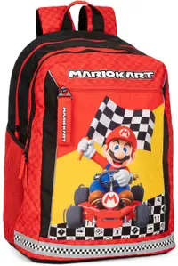 Ghiozdan școlar Panini Super Mario - Mariokart Red