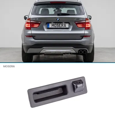 Cameră marșarier BMW X3 2009-2017 în mâner AHD 1080P NTSC MOSERA