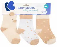 Sosete pentru bebelusi cu urechi 3D Kikka Boo - My Teddy, 2-3 ani, 3 perechi