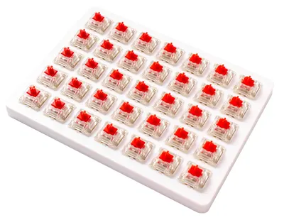 Switch-uri Keychron - Cherry MX Red, RGB, 35 bucati