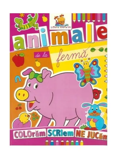 Animale de la fermă. Carte de colorat - Paperback brosat - ***