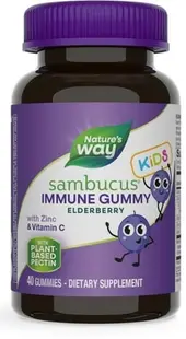 Sambucus Kids Immune Gummy, 40 tablete masticabile, Nature's Way
