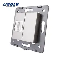 Modul Priza simpla HDMI Gri