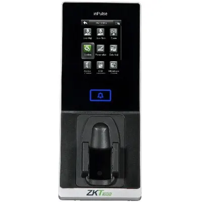 Controler de acces cu functie de pontaj ZKTeco InPULSE cu recunoastere vene, cititor de proximitate si cod PIN