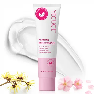 Gel exfoliant cu jojoba, aloe vera E i niacinamide , curata porii, 50 g