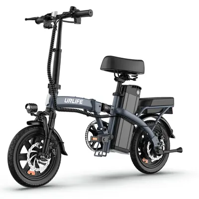 F1L bicicletă electrică urbană pentru adulți, baterie 48V 7.5Ah și roți de 14 in