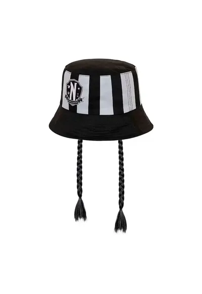 Palarie copii Bucket Braid - circumferita capului 50 cm - Negru