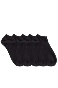 Sosete dama negre tricot fin – set 5 perechi (Marime sosete: 38/41)