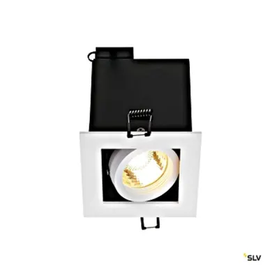 KADUX 1 GU10, patrat, albalb mat, max. 50W