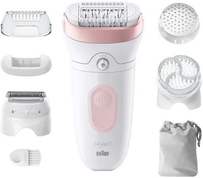 Epilator Braun - SE 7-060, 2 viteze, alb