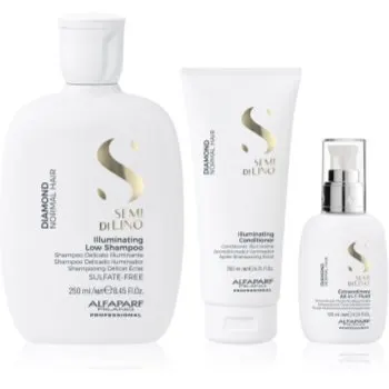 Alfaparf Milano Semi di Lino Diamond Kit set pentru un par stralucitor si catifelat