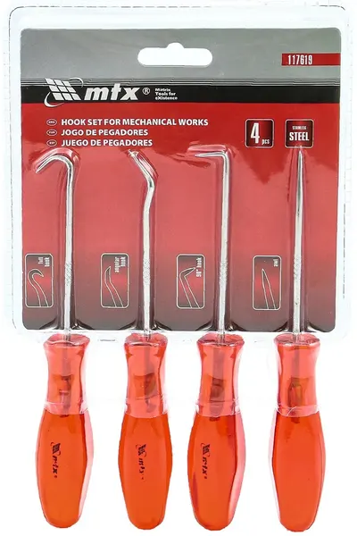 MTX awl set - 4 piese, oțel 45