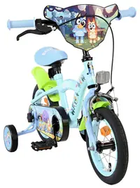 Bicicletă pentru copii cu roți ajutătoare E&amp;L cycles Volare – Bluey, 12''