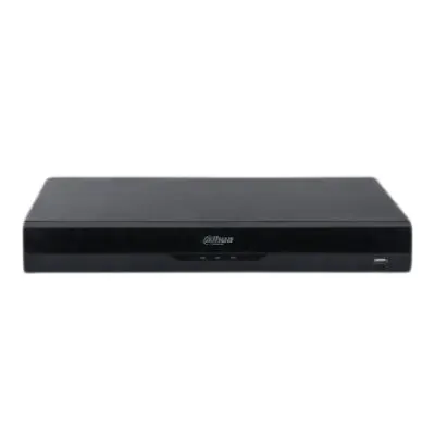 NVR 16 canale Dahua NVR5216-8P-EI, 24MP, AcuPick, SMD Plus, AI WizSense, 8x PoE, 2x SATA