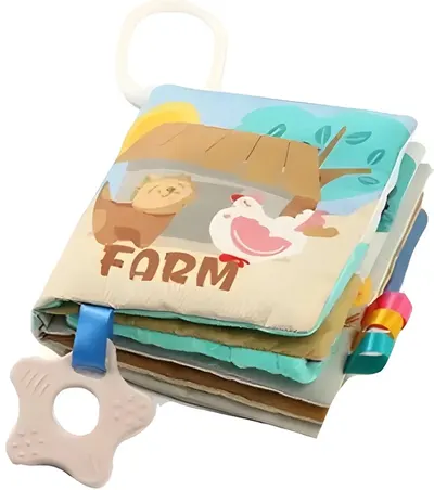 Carte moale senzorială Babyono - Fermă