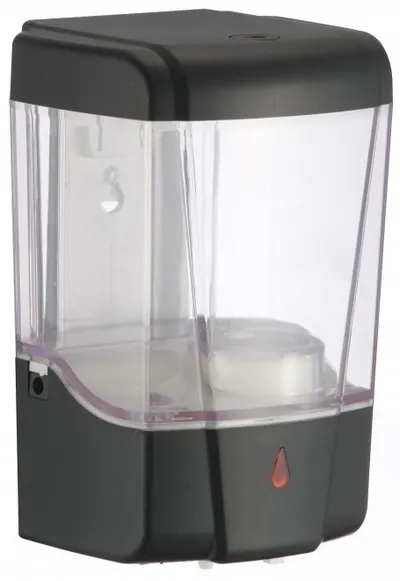 Dozator de săpun lichid Inter Ceramic - cu senzor, negru mat, 600 ml