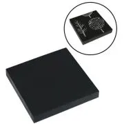 Notes adeziv Eagle 654BL, 100 coli, 75x75mm, negru