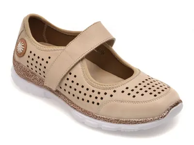 Pantofi GRYXX bej, EV2922, din piele naturala