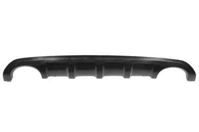 Capac bara spate (cu gaura pentru doua conducte de evacuare, negru) KIA SPORTAGE II, SPORTAGE III, SPORTAGE IV SUV 09.04-09.22