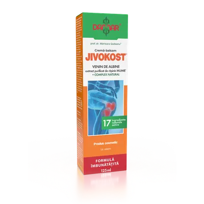 Crema-balsam Jivokost® cu venin de albine si rasina Mumie® + Complex Natural, 125ml, Damar