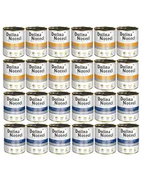 DOLINA NOTECI Premium Mix cod și broccoli și rață cu dovleac 24x800 g hrană umedă pentru câini