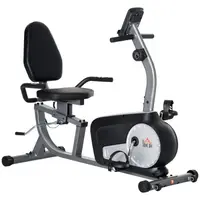 Bicicleta de exercitii cu 8 nivele de rezistenta, monitor LCD