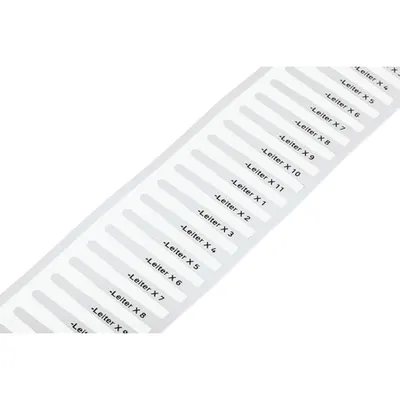 Marker card; for Smart Printer; for use in nozzles; Length: 23 mm; white