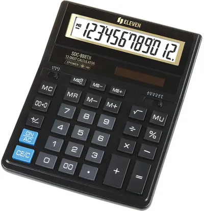 Calculator Eleven - SDC-888TII, 12 cifre, negru