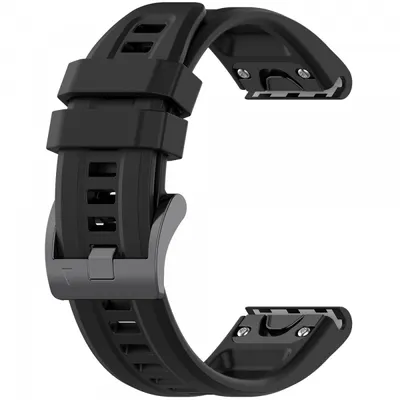 Curea Techsuit W060 pentru Garmin Watch Fenix Series, 26mm, Neagra