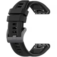 Curea Techsuit W060 pentru Garmin Watch Fenix Series, 26mm, Neagra