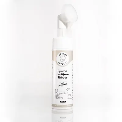 Spuma curatare labute fara clatire Doctor Totolici, 200 ml