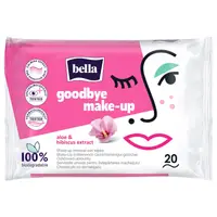 Servetele umede pentru indepartarea machiajului BELLA Aloe & Hibiscus, TZMO | 20 buc