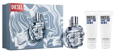 Diesel Set Only The Brave - Apă de toaletă și Gel de dus, 125 + 2 х 75 ml
