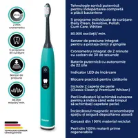 Periuta de dinti electrica sonica Ocean Breeze Green Planet SC50 Beurer
