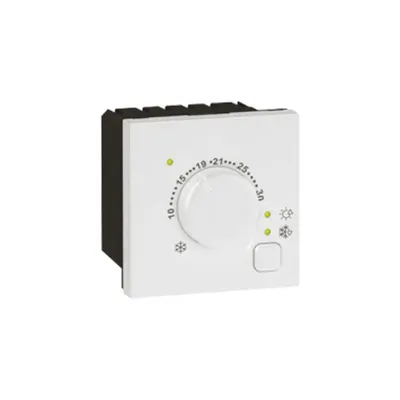 Electronic room thermostat Arteor - 2 module - alb